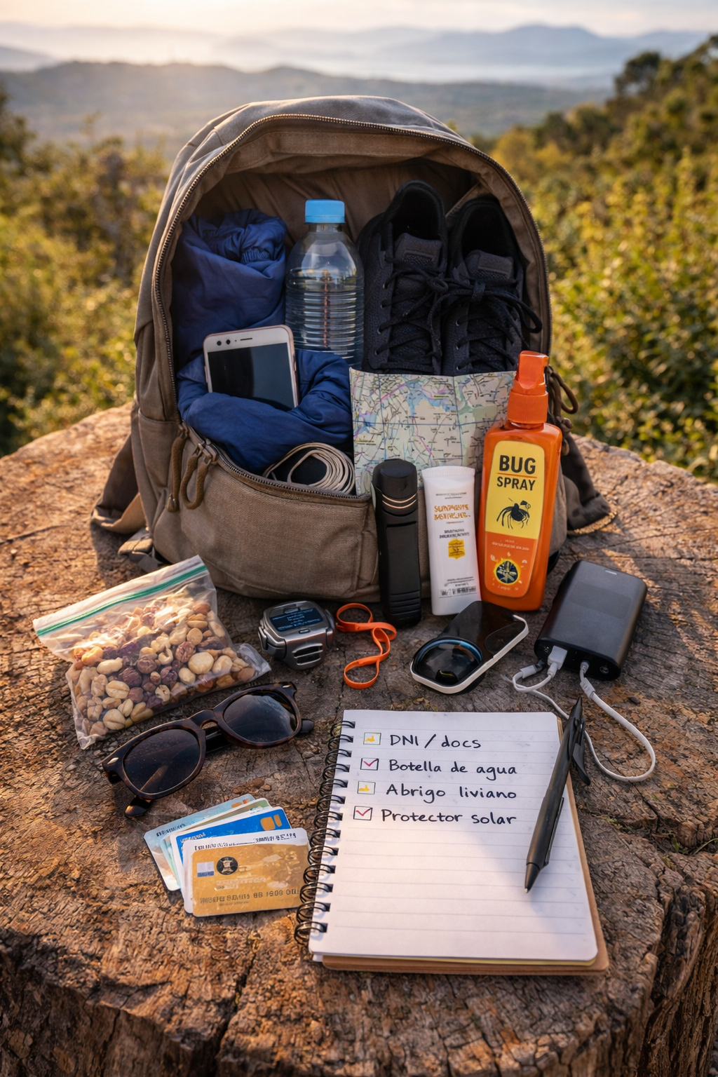 Qué llevar a una escapada: checklist rápido para no olvidar nada